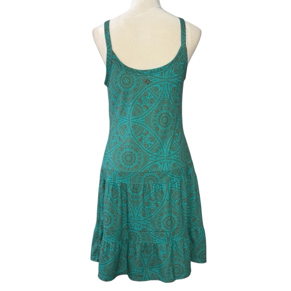 Prana Lexie Green Sleeveless Tired Dress - Picture 6 of 8